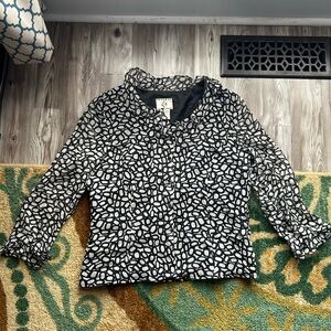 Ice Monochrome Patterned Blouse